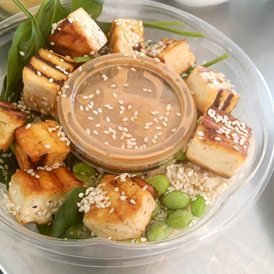 Grilled Tofu Salad